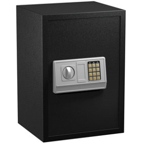 Costway 48L Digital Security Safe Box Electronic Money Cash Jewelry Safecase W/ Keys