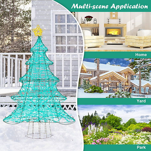 Costway 4FT Pre-lit Artificial Christmas Tree Xmas Tree Costway 4FT Pre-lit Artificial Christmas Tree Xmas Tree