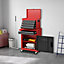 Costway 5-Drawer Rolling Tool Chest High Capacity Tool Storage Cabinet w/ Lockable Wheel