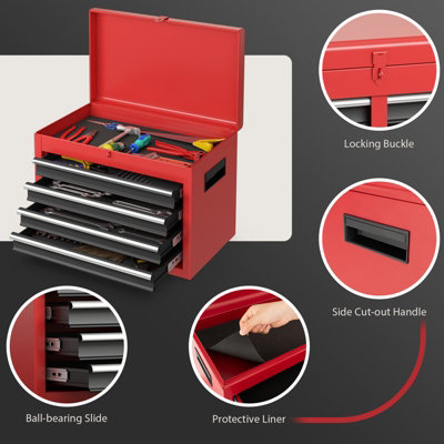 Costway 5-Drawer Rolling Tool Chest High Capacity Tool Storage Cabinet ...