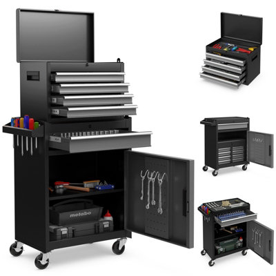 Costway 5 Drawer Rolling Tool Chest: Ultimate Workshop Organizer for Professionals & DIYers