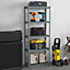 Costway 5-Tier Garage Storage Shelves Adjustable Heavy Duty Metal Storage Shelving Unit 71 x 31 x 168 cm