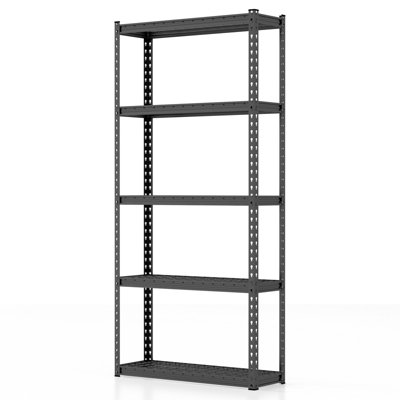 Costway 5-Tier Garage Storage Shelves Heavy Duty Metal Storage Shelving Unit 90 x 29 x 183 cm