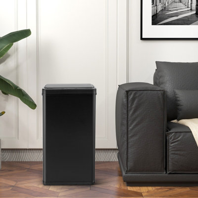 Costway 50L Stainless Steel Trash Can Automatic Motion Sensor Garbage Bin