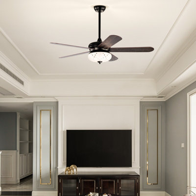 Costway 52" Indoor Ceiling Fan w/ Light & Remote Control - 9