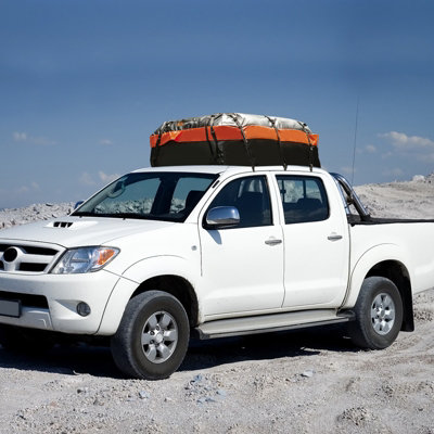 Costway 595L Large Car Roof Top Rack Storage Bag Car Travel Luggage Carrier - 8