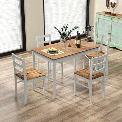 5 piece space store saving dining set