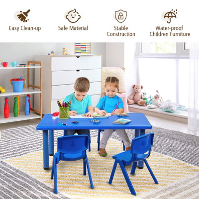 Costway kids table on sale and chairs