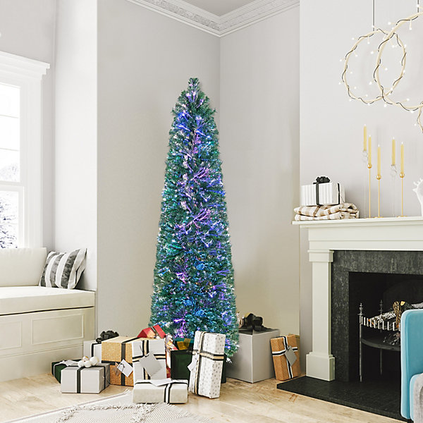 Costway 6 FT Fiber Optic Artificial Christmas Tree Prelit Costway 6 FT Fiber Optic Artificial Christmas Tree Prelit