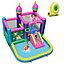 Costway 6-in-1 Inflatable Kids Bounce Castle w/ Water Slide & 680W Blower