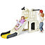 Costway 6-In-1 Kids Large Slide Toddlers Climber Slide Playset w/ Basketball Hoop