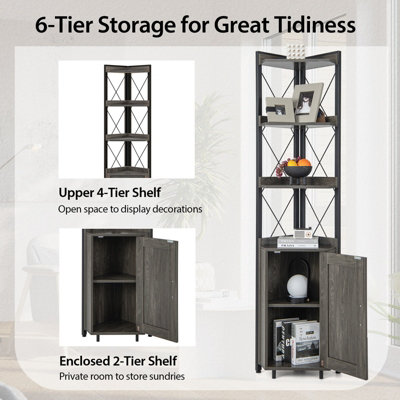 6 Tier Storage outlet Organizer Decorative