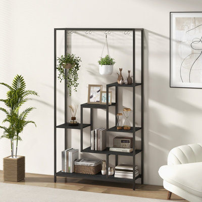 Costway 6-tier Tall Plant Stand 180cm Metal Indoor Corner Plant Shelf Display Rack