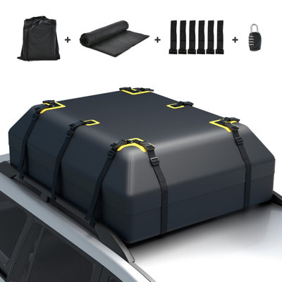 Costway 420L Large Car Roof Top Rack Luggage Carrier Bag Storage