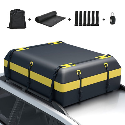 Costway 600L Large Car Roof Top Rack Luggage Carrier Bag Storage Bag Travel  Waterproof | DIY at Bu0026Q