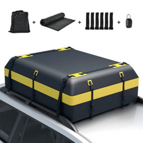 Costway 600L Large Car Roof Top Rack Luggage Carrier Bag Storage Bag Travel Waterproof
