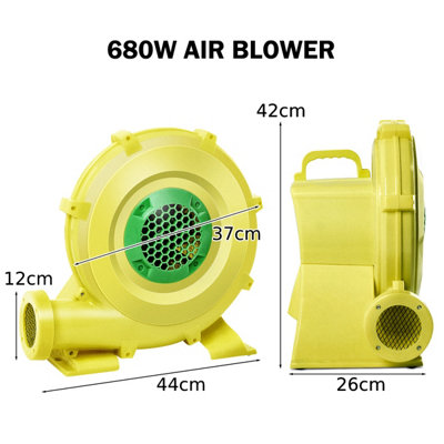 Costway 680W Electric Air Blower Pump Fan Bouncer Blower for Bouncy Castle