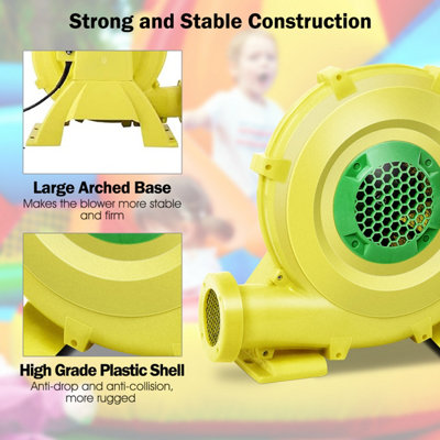 Costway 680W Electric Air Blower Pump Fan Bouncer Blower for Bouncy Castle - 5