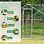 Costway 6M x 3M Chicken Coop Large Metal Spire-Shaped w/ Cover Walk-in Chicken Rabbits Ducks Cage