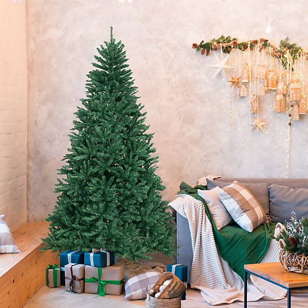 Costway 7.5FT Artificial Christmas Tree Hinged Xmas Full Costway 7.5FT Artificial Christmas Tree Hinged Xmas Full