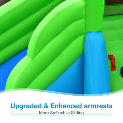Costway 7-In-1 Inflatable Water Slide Jumping Bouncy Castle House with 780W Air Blower - 5