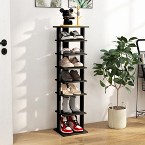 Costway 7-Tier Shoe Rack Hallway Shoe Storage Organizer Stand Bathroom Dispaly Shelf