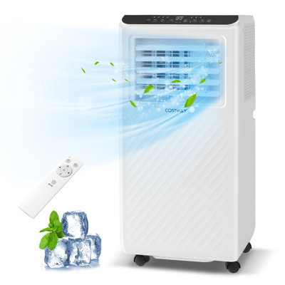 Costway 7000 BTU Portable Air Conditioner Floor AC Unit Air Cooler w/ Fan & Dehumidifier