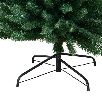 Costway 8 FT Artificial Christmas Tree Slim Pencil w/ Metal Stand Decorative Xmas Tree - 5