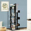 Costway 8 Tier Bookshelf Display Floor Standing Bookcase Storage Shelf for Living Room