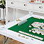 Costway 88cm Folding Mahjong Table Portable Mahjong Table PVC Desktop Table Games