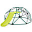 Costway 8FT Dome Climber Kids Toddler Climbing Frame With Slide Geometric Climbing Dome