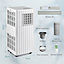 Costway 9000BTU Portable Air Conditioner 4-in-1 Air Cooler Fan Dehumidifier AC Unit