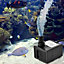 Costway 900L/H 22W Submersible Pump Fountain Water Pump with 2.2M High Lift 3 Nozzles