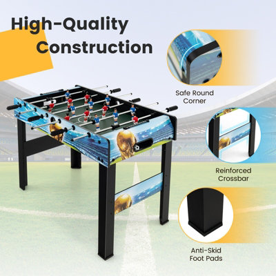 Costway 94cm Foosball Table Tabletop/Freestanding Soccer Game Table with Removable Legs - 5