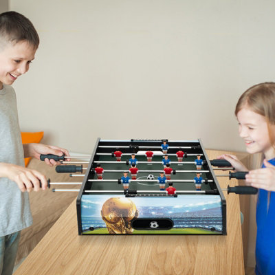 Costway 94cm Foosball Table Tabletop/Freestanding Soccer Game Table with Removable Legs - 9