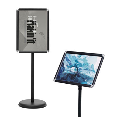 COSTWAY A3 Poster Frame Stand Presentation Stand with Adjustable Height ...