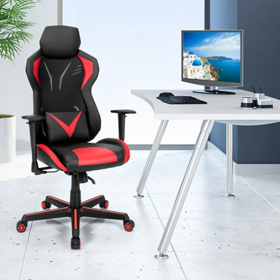 Costway Adjustable Height 360 Degrees Swivel Computer Gamer Chair ...