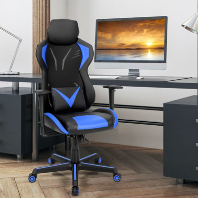 Costway Adjustable Height 360 Degrees Swivel Computer Gamer Chair ...