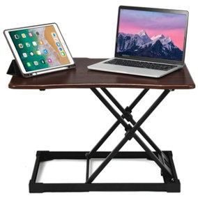 Costway Adjustable Height Standing Desk Converter Tabletop Ergonomic Stand Up Desk Riser