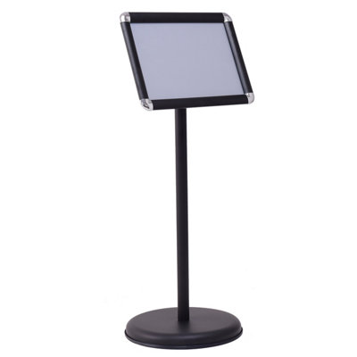 Costway Adjustable Poster Stand Display Pedestal Snap Frame