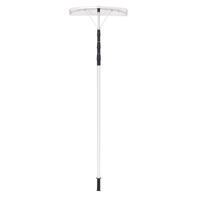 Costway Aluminum Snow Roof Rake 200cm to 630cm Telescoping Snow Removal Tool w/ Blade
