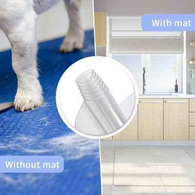 Costway Anti-Slip PVC Chair Protect Mat Clear Multi-Purpose Floor Protector Home Office - 6