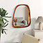 Costway Asymmetrical Mirror HD Odd Shaped Decorative Wall Mirror Irregular Shape for Bathroom Entryway