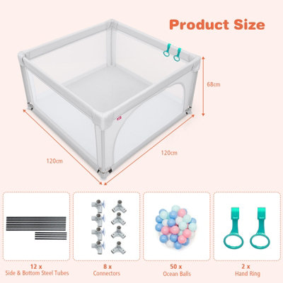 Playpen sales sheet size