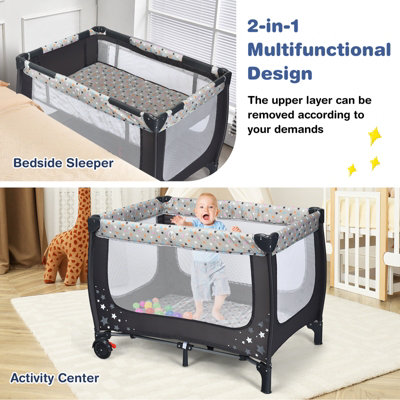 Playpen bed diy best sale