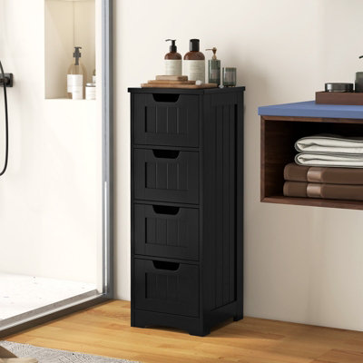 Costway Bathroom Storage Cabinet Freestanding Storage Organizer Side Table Price Comparisons | Compare The Build