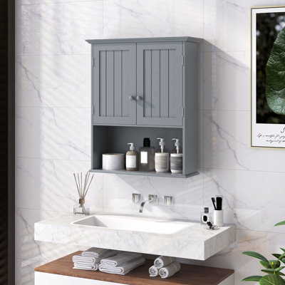 Costway Target Bathroom Wall Cabinets Tall Floor Storage Cabinet