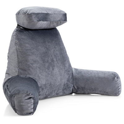 Bed lounge pillow online with arms