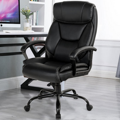 Costway Big &Tall Office Chair Swivel Padded Executive Chair Ergonomic Adjustable Height