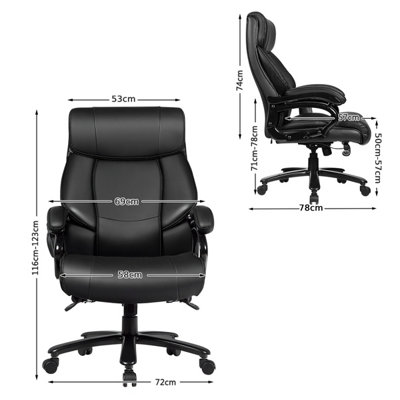 Big size office deals chair